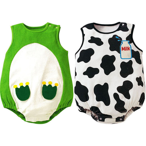 Animated Sleeveless Infant Onesies