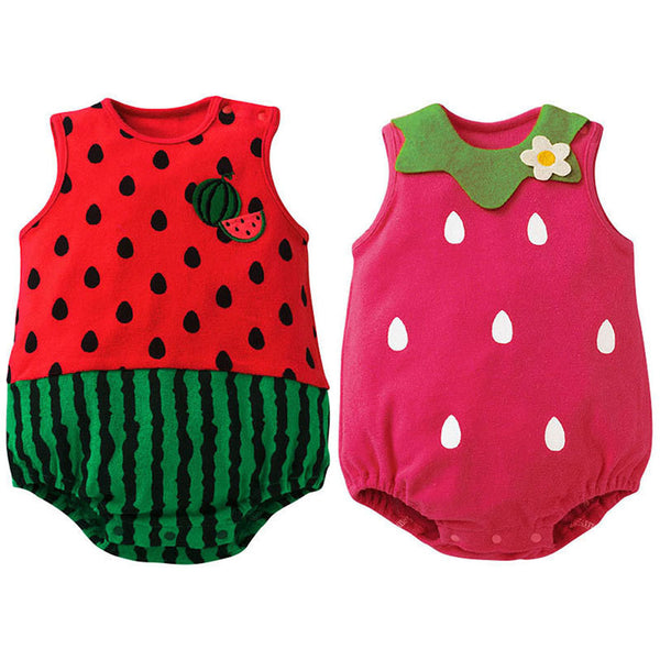 Animated Sleeveless Infant Onesies