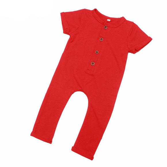 Baby Summer & Plain Theme Romper