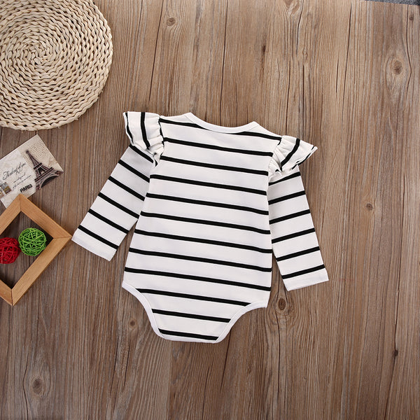 Baby Girls Striped Onesies