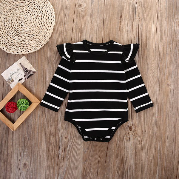 Baby Girls Striped Onesies