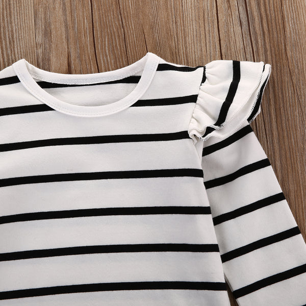 Baby Girls Striped Onesies