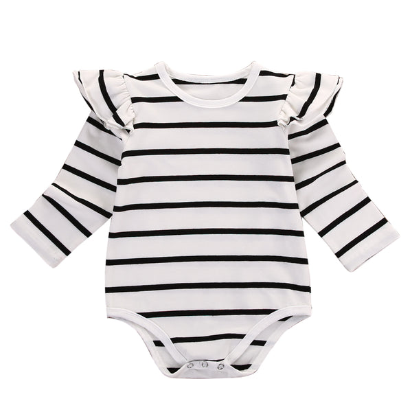 Baby Girls Striped Onesies