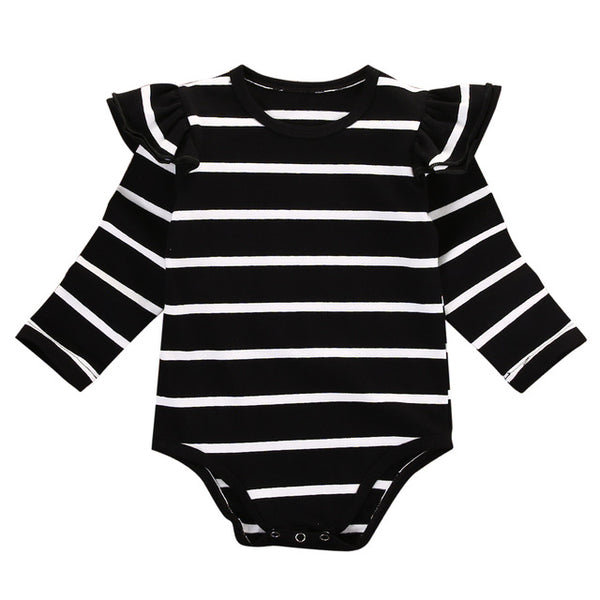 Baby Girls Striped Onesies